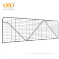 Decorative galvanized sheet metal square bar farm gates